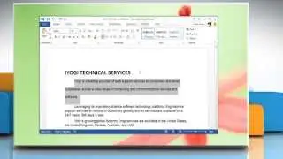 How to Double Space Lines in Microsoft® Word 2013 document
