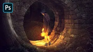 Create a Dramatic Light Lantern Photo Manipulation - Photoshop Tutorial