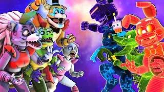 Security Breach vs FNAF AR Animatronics