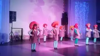 отчетный концерт, танец "тыковки"