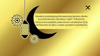 Raiffeisen banka podržala udruženje „Leptir” iz Banovića