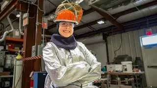 Virginia Tech student gets hands-on experience at the foundry
