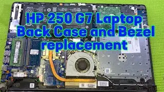 Hp pavilion back case and bezel replacement and repair #rcelectronicsrepair #laptop #backcase #fixit