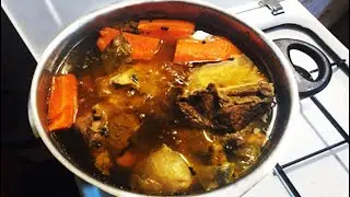 Как приготовить наваристый бульон с сочным и мягким мясом...