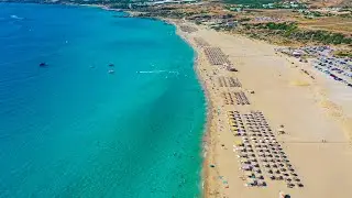 Falasarna Beach Chania Crete Greece 4K