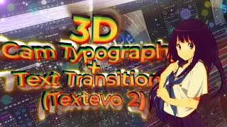 3D Cam Typography + Text Animation (textevo2) - After Effect Tutorial