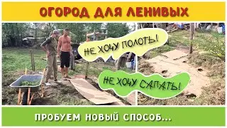 Садим клубнику по методу  - БЕЗ ПРОПОЛКИ, БЕЗ САПКИ.