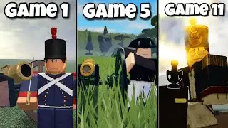 Artillery in 12 Different Roblox Games