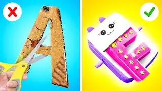 УНИКАЛЬНЫЕ ПОДЕЛКИ ИЗ КАРТОНА || Лучшие лайфхаки и поделки от 123 GO!