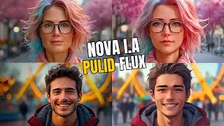 NOVA IA PARA CRIAR IMAGEM COM SEU ROSTO REALISTA E ANIME COM CONSISTENCIA - PULID FLUX