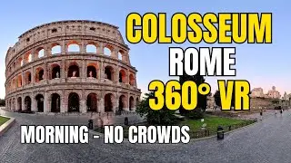 Rome Colosseum 360 VR at 7AM (Empty City Experience) | Insta360 X5