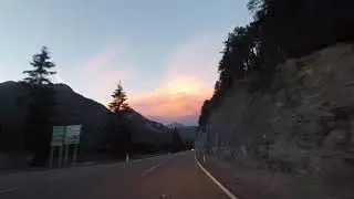 Tirol ook al vroeg met zonsondergang, wel mooi !