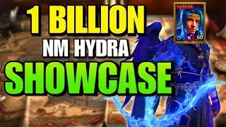 1 BILLION DAMAGE Showcase – Ninja Leads NM Hydra Team + Build Overviews | RAID: Shadow Legends