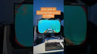 Subnautica Running on the AOK ZOE A1 Handheld 