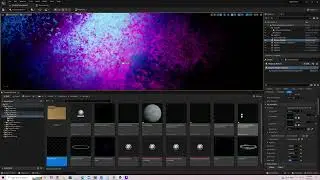Unreal Engine 5 - Procedural Skybox Capture Stage, Reusing Nebula Concepts in 2d
