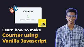 How to make counter in javascript  | #1 of 15 projects using Vanilla JavaScript | DoCoNation
