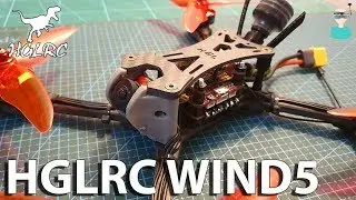 HGLRC Wind5 Racing Quadcopter - Overview & Flight Footage
