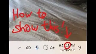 How to show the seconds in the system tray clock on Windows 11