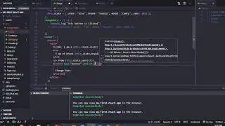 Day 34.3: React State, props, Handling events and Forms