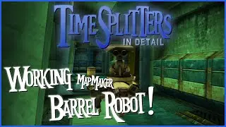 TimeSplitters 2: Barrel Robot in Map Maker map!