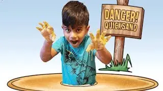 Danger! Quicksand | DIY Experiment To Do At Home For Kids!!!