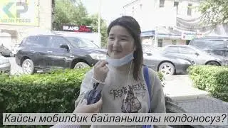 Элдер кайсы мобилдик компаниянын кызматын колдонот? Сурамжылоо  .