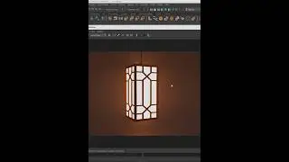 How to Make a Hanging Lamp for decoration in Maya. #autodeskmaya #maya #autodesk