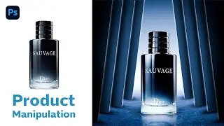 Make Product Manipulation in Photoshop | Perfume Advertising | Poster Design Tutorial