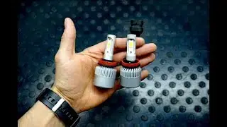 Распаковка LED H4 Ламп головного света