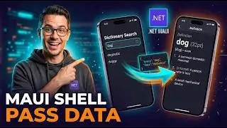 How to Pass Data Between Pages in .NET MAUI Shell | Navigation & Parameter Transfer Tutorial