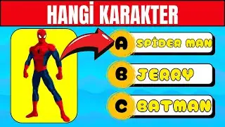 BU HANGİ ÇİZGİ FİLM KARAKTERİ? | ÇİZGİ FİLM QUİZ
