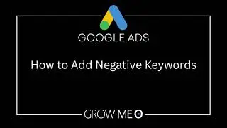 How To Add Negative Keywords To Google Ads