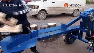Дровокол с бензиновым двигателем