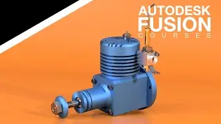 Autodesk Fusion 360 - 4-Stroke RC Plane Engine - Trailer