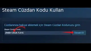 Steam Cüzdan Kodu Hilesi 15.000TL veriyor