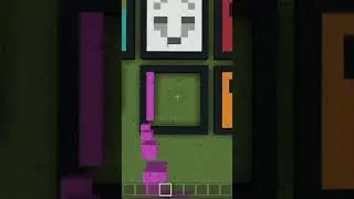 Satisfying Minecraft sand Art! (Purple Creeper)