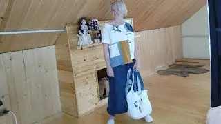 переделываем мужскую рубашку в блузку оверсайз в стиле пэчворк