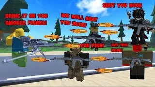 Destroying 4 Toxic Players as a Noob, but I got destroyed in Military Tycoon!