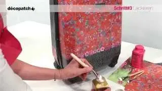 [Schritt für Schritt] - Décopatch Koffer