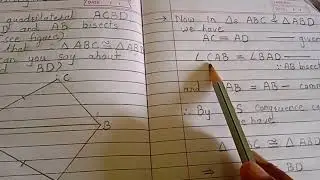 Triangles(by SAS congruence criterion)