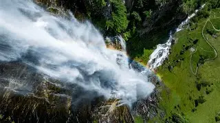 FPV Drone VS Normal Drone - Chasing Waterfalls with Avata 2 & Mavic 3 Pro / HLG HDR