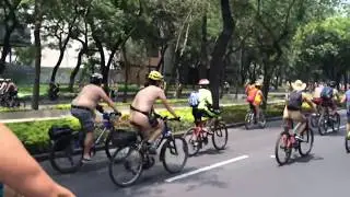WNBR México 2015 Rodada al desnudo Ciudad de México
