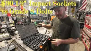 Vevor 65 Piece Impact Socket set Review.  Sockets VS Grade 8 Bolts.  Cheap Tool Testing