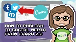 Post To Social Media From Canva 2.0 - 2019 - Tutorial