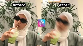 Cara Edit Foto Blur Wajah Aesthetic di Picsart