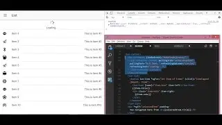 A pull down effect (pull-to-refresh functionality) to load asynchronous data in ionic 2.