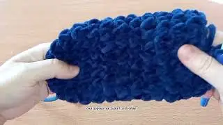 Вяжем плюшевые следки крючком💖