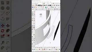como hacer ventanas curvas en SketchUp. shape bender 