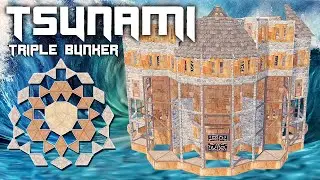 TSUNAMI • Triple Bunker • Open Core • 6 Man Base • RUST