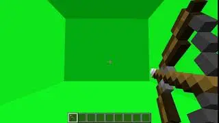 СТРЕЛЯЕТ ИЗ ЛУКА ФУТАЖ В КУБЕ НА ЗЕЛЁНОМ ФОНЕ